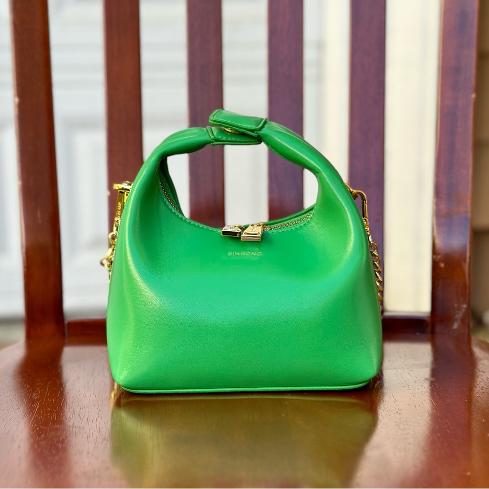 Sinbono Vienna Top Handle Crossbody Bag- Green